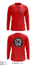 University of Virginia NROTC 91641380 Long Sleeve Performance Shirt - 2