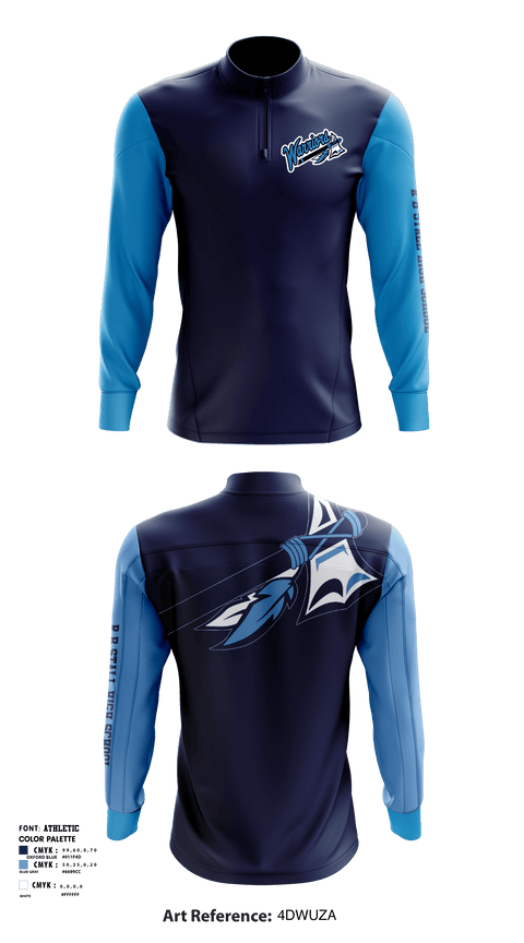 Quarter Zip Jacket, R B Stall High School Wrestling, Wrestling, Teamtime, Team time, sublimation, custom sports apparel, team uniforms, spirit wear, spiritwear, sports uniforms, custom shirts, team store, custom team store, fundraiser sports, apparel fundraiser