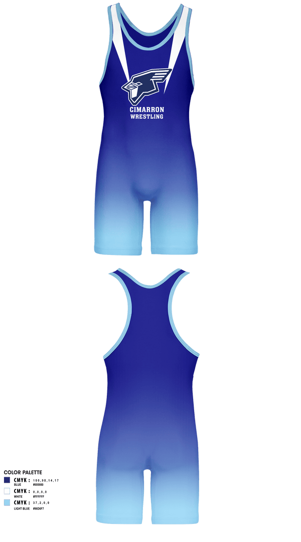 Wrestling Singlet, Cimarron High School Wrestling, Wrestling, Teamtime, Team time, sublimation, custom sports apparel, team uniforms, spirit wear, spiritwear, sports uniforms, custom shirts, team store, custom team store, fundraiser sports, apparel fundraiser