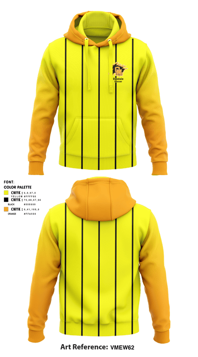 Oakdale High School Soccer 60816155 Hoodie - 1