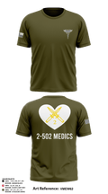 2-502IN Medical Platoon 90993317 Short Sleeve Performance Shirt - 3