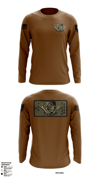 Long Sleeve Performance Shirt, 1438th CTC, National Guard, Teamtime, Team time, sublimation, custom sports apparel, team uniforms, spirit wear, spiritwear, sports uniforms, custom shirts, team store, custom team store, fundraiser sports, apparel fundraiser