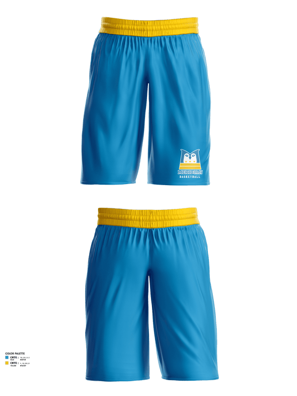 Womens Basketball Shorts, Meridian Public Charter School Basketball, Men's Basketball, Teamtime, Team time, sublimation, custom sports apparel, team uniforms, spirit wear, spiritwear, sports uniforms, custom shirts, team store, custom team store, fundraiser sports, apparel fundraiser