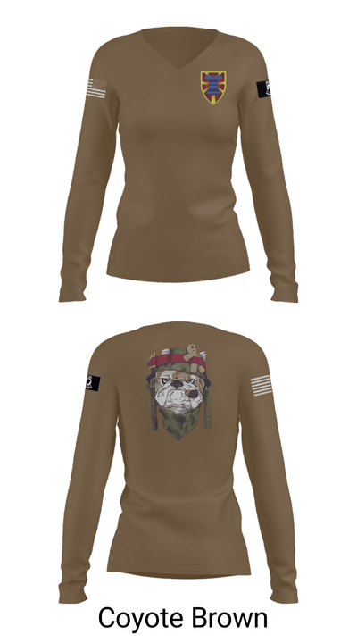 359th ICTC 57299121 Women's Long Sleeve V-neck Shirt - 38