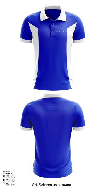 North Platte High School 34835517 Short Sleeve Performance Polo - 1