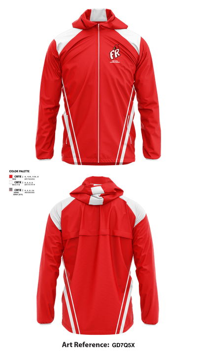 Front Royal Cardinals Baseball 91934086 Windbreaker - 1