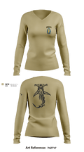 112th SIGDET 5424281 Women's Long Sleeve V-neck Shirt - 3