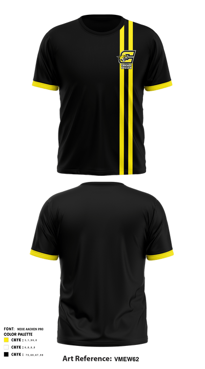Cascade High School Soccer 74784351 Short Sleeve Performance Shirt - 2