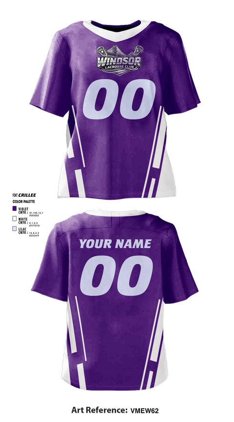 Windsor senior's 28056599 Mens Lacrosse Jersey - 2