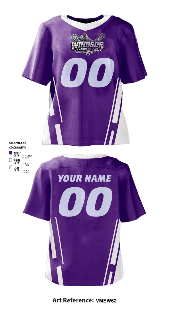 Windsor senior's 28056599 Mens Lacrosse Jersey - 2