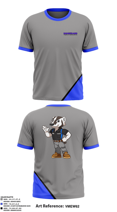 Badgerland Irrigation and Lighting Service 64903561 Short Sleeve Performance Shirt - 1