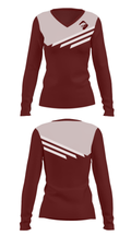Altoona Area High School Basketball 8856389 Women's Long Sleeve V-neck Shirt - 26