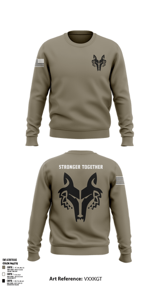 Crew Neck Sweatshirt, , Army, Teamtime, Team time, sublimation, custom sports apparel, team uniforms, spirit wear, spiritwear, sports uniforms, custom shirts, team store, custom team store, fundraiser sports, apparel fundraiser