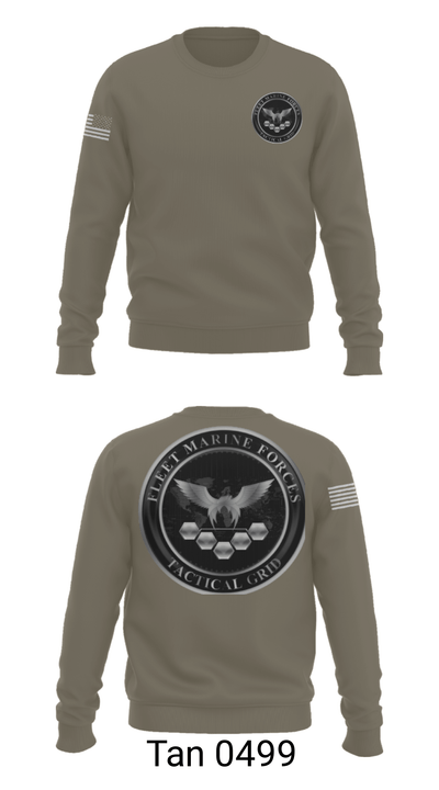 FMF Tactical Grid 52624350 Crew Neck Sweatshirt - 11