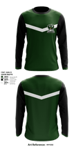Cape May County Technical High School Cheer 67172243 Long Sleeve Performance Shirt - 1