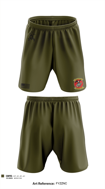 15th MEU 39696644 Athletic Shorts With Pockets - 2