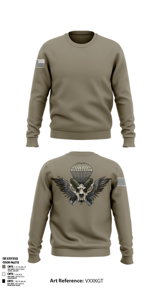 Crew Neck Sweatshirt, , Army, Teamtime, Team time, sublimation, custom sports apparel, team uniforms, spirit wear, spiritwear, sports uniforms, custom shirts, team store, custom team store, fundraiser sports, apparel fundraiser