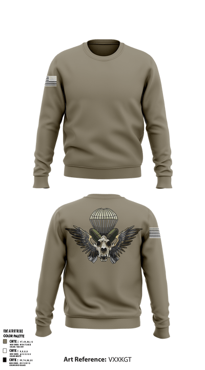 HHC Mortars, 2-505 PIR 68912099 Crew Neck Sweatshirt - 18