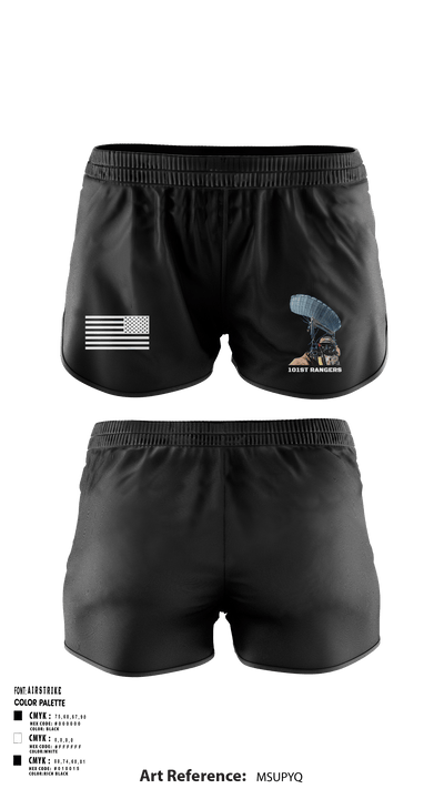 101st Rangers 33658608 Women's Shorts - 1