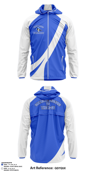 Oak Ridge R-6 High School 85998185 Windbreaker - 3