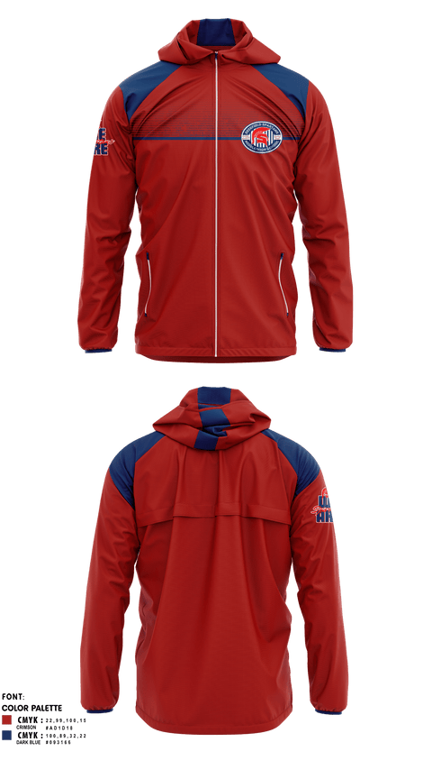 Windbreaker, Deerfield Spartans, Cross Country, Teamtime, Team time, sublimation, custom sports apparel, team uniforms, spirit wear, spiritwear, sports uniforms, custom shirts, team store, custom team store, fundraiser sports, apparel fundraiser