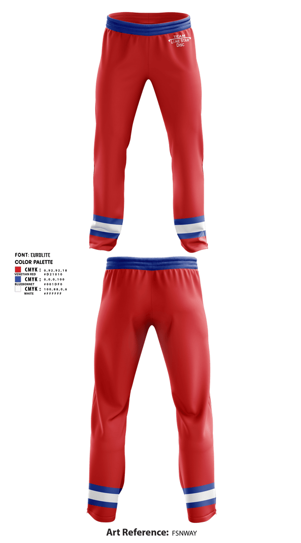 Sweatpants, Lone Star Disc, Golf, Teamtime, Team time, sublimation, custom sports apparel, team uniforms, spirit wear, spiritwear, sports uniforms, custom shirts, team store, custom team store, fundraiser sports, apparel fundraiser