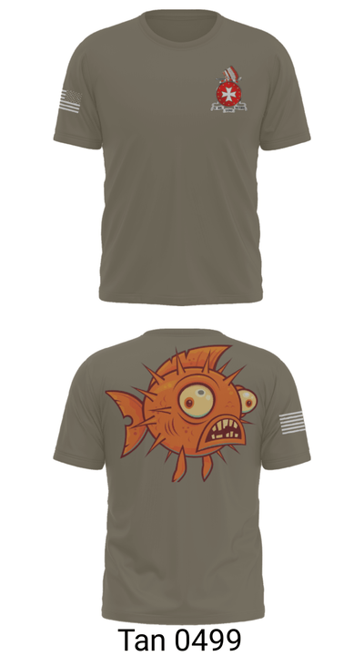 2nd platoon 1-14th 44681446 Short Sleeve Performance Shirt - 34