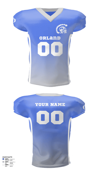 Football Jersey, Orland Jr Trojans Football, Football, Teamtime, Team time, sublimation, custom sports apparel, team uniforms, spirit wear, spiritwear, sports uniforms, custom shirts, team store, custom team store, fundraiser sports, apparel fundraiser