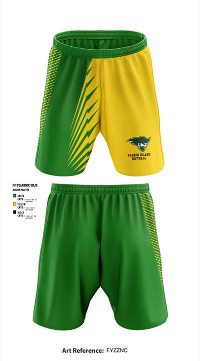 Vashon Island High School Softball 40986058 Athletic Shorts With Pockets - 1