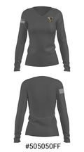 Memphis High School Cross Country 67193616 Women's Long Sleeve V-neck Shirt - 24