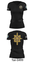 HHC, USAICOE 85471895 Women's Short Sleeve V-neck Shirt - 23