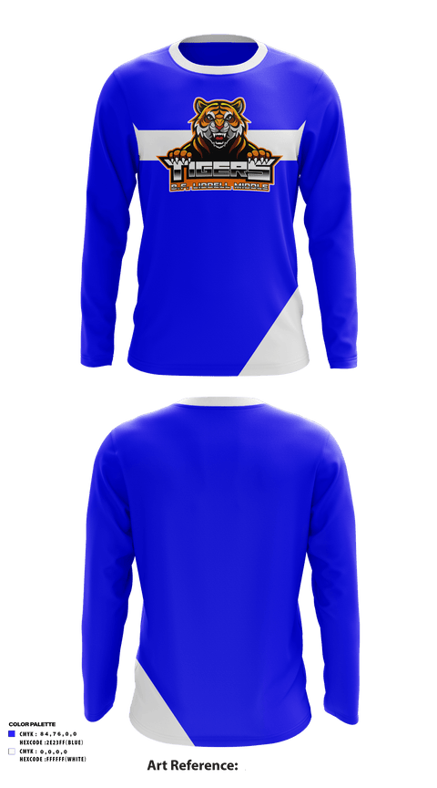 Long Sleeve Performance Shirt, B. F. Liddell Middle, Track & Field, Teamtime, Team time, sublimation, custom sports apparel, team uniforms, spirit wear, spiritwear, sports uniforms, custom shirts, team store, custom team store, fundraiser sports, apparel fundraiser