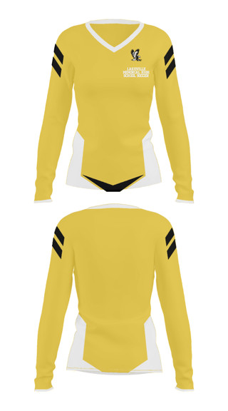 Women's Long Sleeve Vneck Shirt, LakeVille Memorial High School Soccer, Men's Soccer, Teamtime, Team time, sublimation, custom sports apparel, team uniforms, spirit wear, spiritwear, sports uniforms, custom shirts, team store, custom team store, fundraiser sports, apparel fundraiser