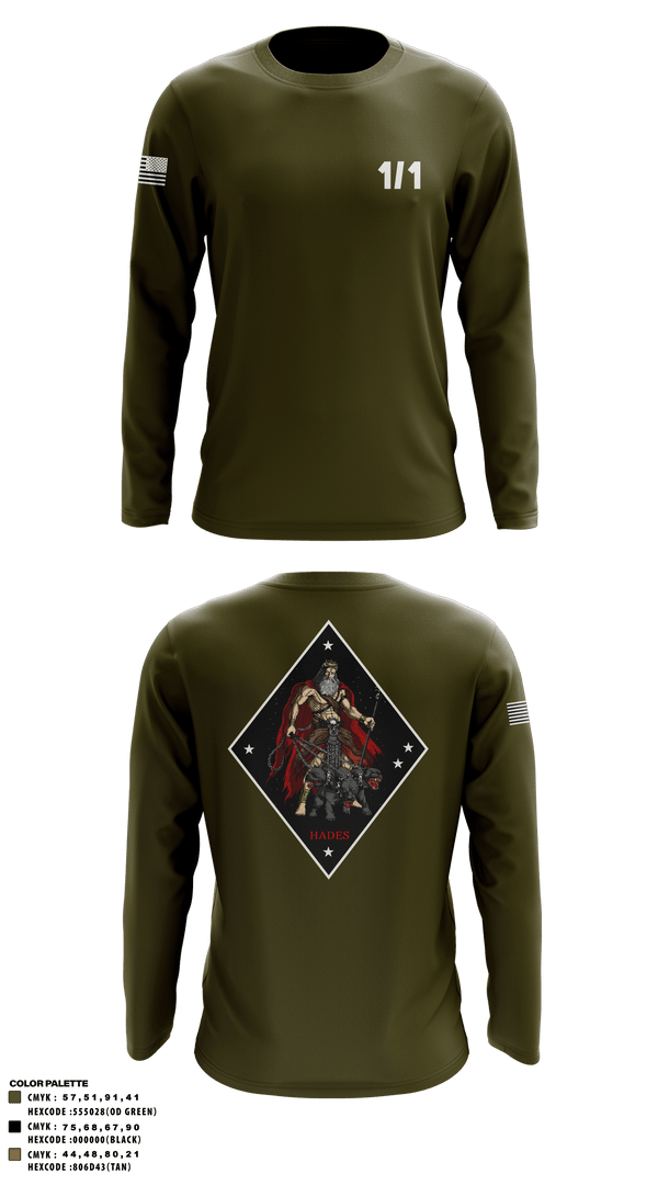 Long Sleeve Performance Shirt, V1/1, Marines, Teamtime, Team time, sublimation, custom sports apparel, team uniforms, spirit wear, spiritwear, sports uniforms, custom shirts, team store, custom team store, fundraiser sports, apparel fundraiser