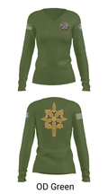 HHC, USAICOE 85471895 Women's Long Sleeve V-neck Shirt - 39