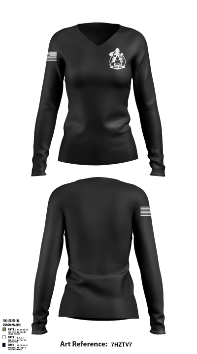 STL Veterans Ball 4815382 Women's Long Sleeve V-neck Shirt - 1