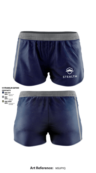 Women's Shorts, Stealth customs, , Teamtime, Team time, sublimation, custom sports apparel, team uniforms, spirit wear, spiritwear, sports uniforms, custom shirts, team store, custom team store, fundraiser sports, apparel fundraiser