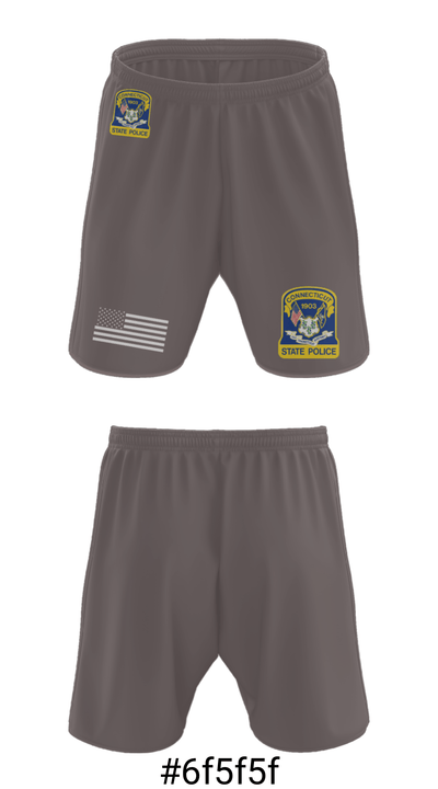 Connecticut State Police 53595968 Athletic Shorts With Pockets - 25