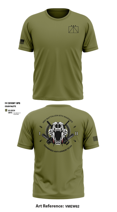 Combined Anti-Armor Team, 3rd Battalion 6th Marines 81987359 Short Sleeve Performance Shirt - 7