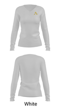 Bishop Amat High School Volleyball 26515366 Women's Long Sleeve V-neck Shirt - 33