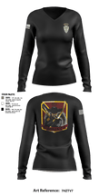 3-133 FA 70362303 Women's Long Sleeve V-neck Shirt - 3