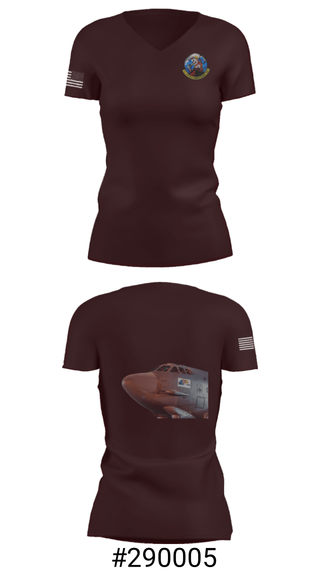 Women's Short Sleeve Vneck Shirt, , Air Force, Teamtime, Team time, sublimation, custom sports apparel, team uniforms, spirit wear, spiritwear, sports uniforms, custom shirts, team store, custom team store, fundraiser sports, apparel fundraiser
