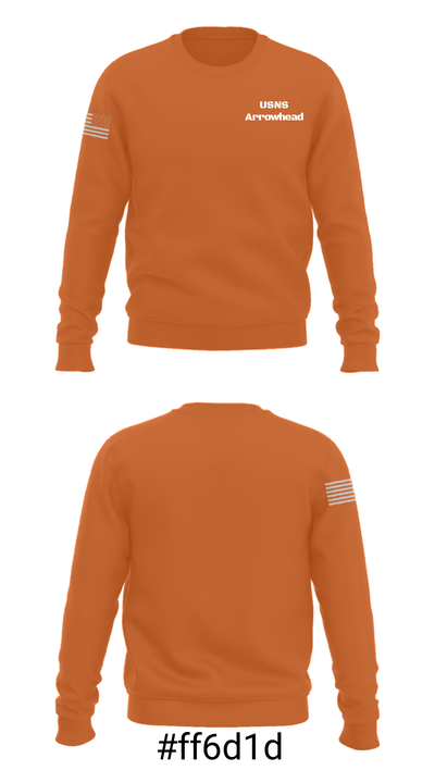 USNS Arrowhead 78431664 Crew Neck Sweatshirt - 7