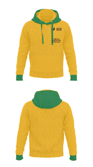 Hoodie, Evansville Central High School Golf, Golf, Teamtime, Team time, sublimation, custom sports apparel, team uniforms, spirit wear, spiritwear, sports uniforms, custom shirts, team store, custom team store, fundraiser sports, apparel fundraiser