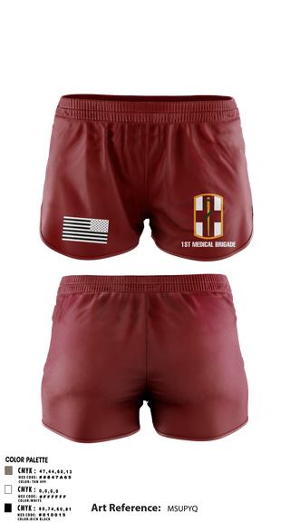 Ranger Panties, 1st Medical Brigade, , Teamtime, Team time, sublimation, custom sports apparel, team uniforms, spirit wear, spiritwear, sports uniforms, custom shirts, team store, custom team store, fundraiser sports, apparel fundraiser