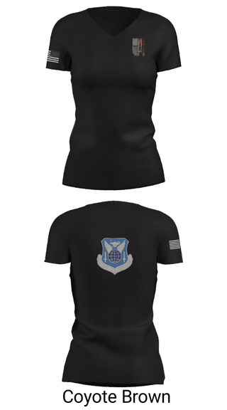 Women's Short Sleeve Vneck Shirt, , Air Force, Teamtime, Team time, sublimation, custom sports apparel, team uniforms, spirit wear, spiritwear, sports uniforms, custom shirts, team store, custom team store, fundraiser sports, apparel fundraiser