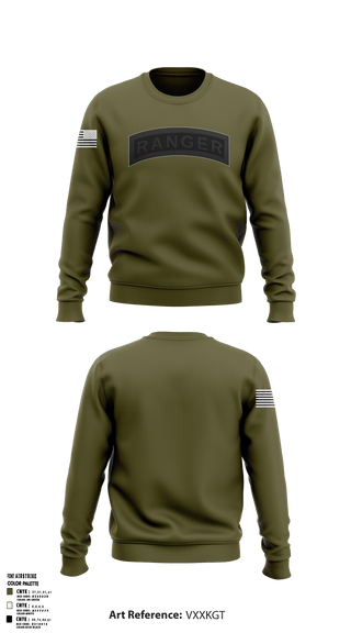 Crew Neck Sweatshirt, , Army, Teamtime, Team time, sublimation, custom sports apparel, team uniforms, spirit wear, spiritwear, sports uniforms, custom shirts, team store, custom team store, fundraiser sports, apparel fundraiser