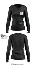 Jaden’s Kettle Corn 2603747 Women's Long Sleeve V-neck Shirt - 3