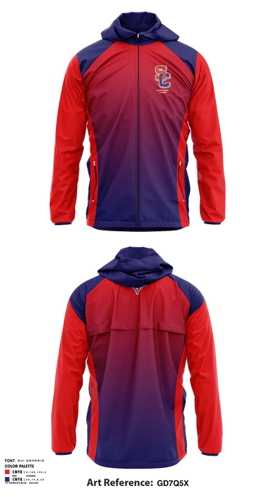 Sandy Creek High School Dance 23813305 Windbreaker - 1