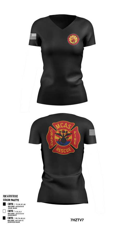 Women's Short Sleeve Vneck Shirt, crash rescue, Marines, Teamtime, Team time, sublimation, custom sports apparel, team uniforms, spirit wear, spiritwear, sports uniforms, custom shirts, team store, custom team store, fundraiser sports, apparel fundraiser